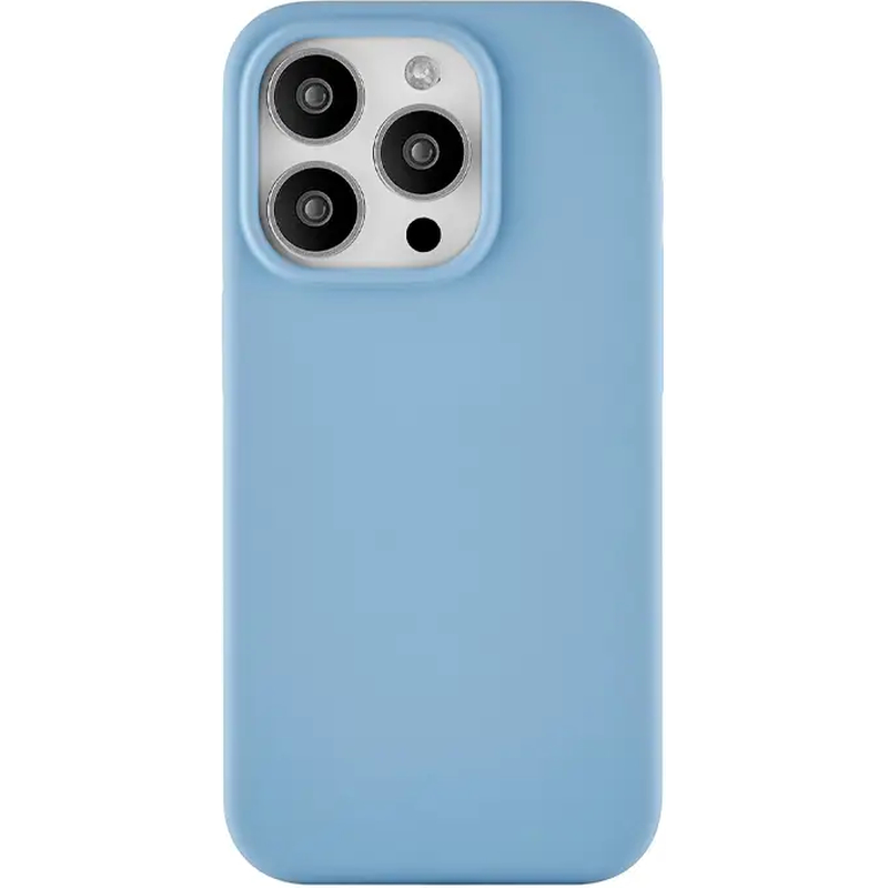 CS268SB61PTH-I23M Чехол защитный uBear Touch Mag Case, iPhone 15 Pro, MagSafe, силикон, голубой